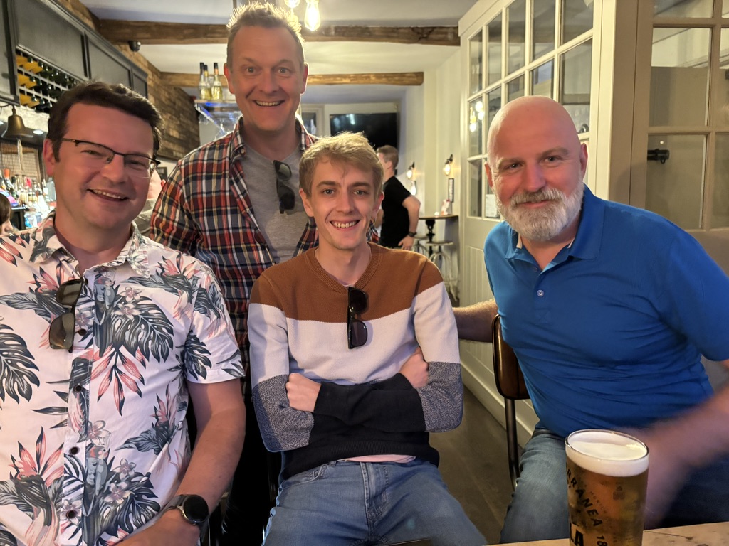 The four founders of Collab365 in Buxton, November 2022